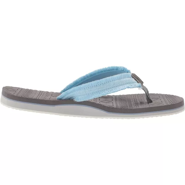 MUK LUKS LUKEES Womens Sand Dollar SandalsSky Blue