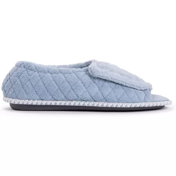 MUK LUKS Marylou Micro ChenilleFreesia Blue