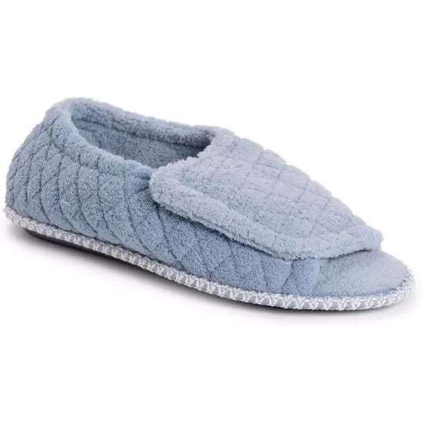 MUK LUKS Marylou Micro ChenilleFreesia Blue