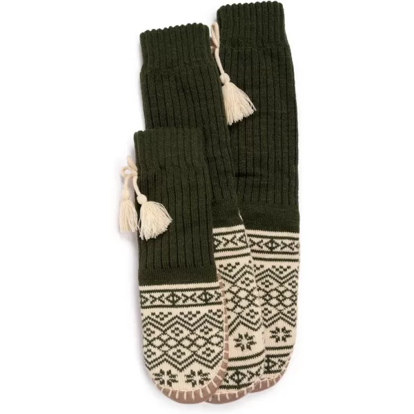 MUK LUKS Mens 50th Anniversary Slipper SocksGreen Gables