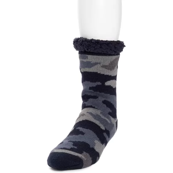 MUK LUKS Mens CabinNavy Camo