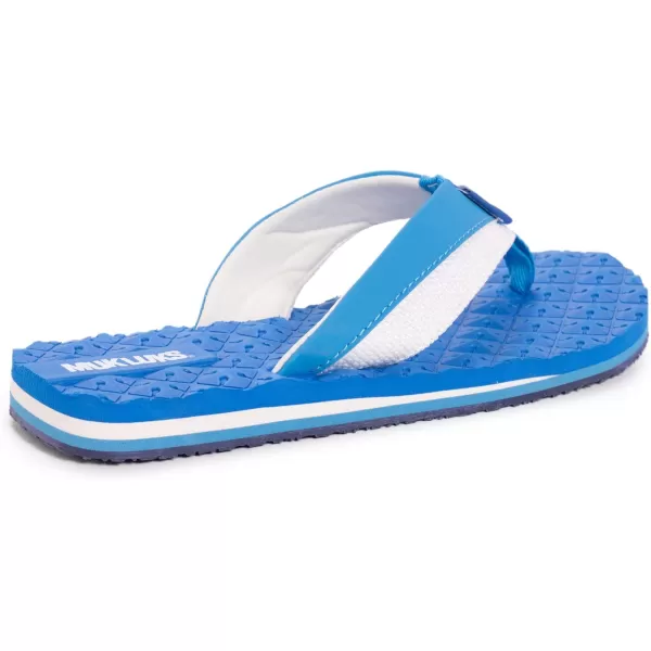 MUK LUKS Mens Chill Cooler ThongTrue Blue FlipFlopCooler True Blue