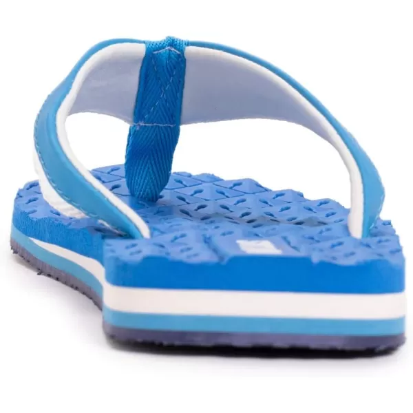 MUK LUKS Mens Chill Cooler ThongTrue Blue FlipFlopCooler True Blue