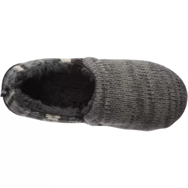 MUK LUKS Mens Christopher SlippersDark GreyCinder