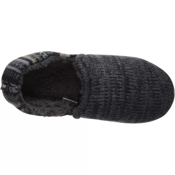 MUK LUKS Mens Christopher SlippersDark SapphirePewter