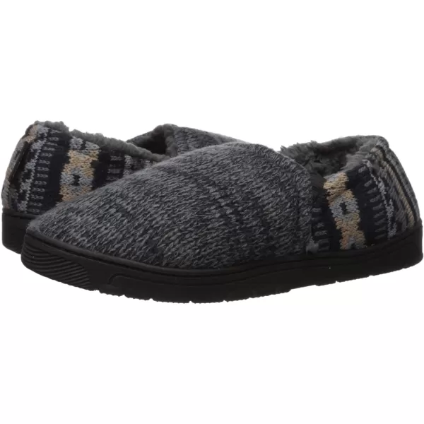 MUK LUKS Mens Christopher SlippersDark SapphirePewter