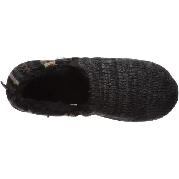 MUK LUKS Mens Christopher SlippersEbonyDark Grey