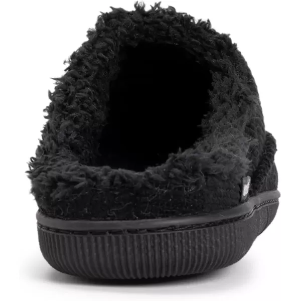 MUK LUKS Mens Corduroy Clogs SlipperBlack