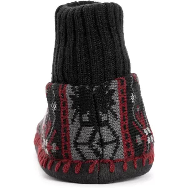 MUK LUKS Mens Cuff Slipper BootsRadicchio