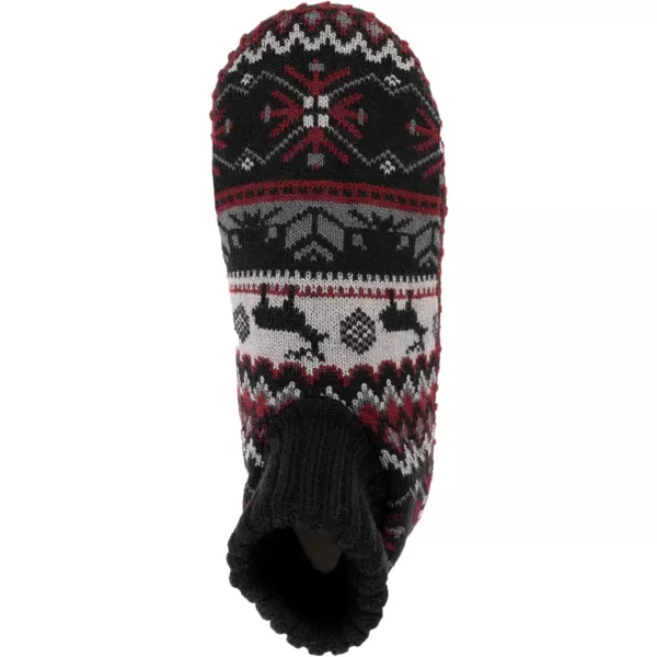 MUK LUKS Mens Cuff Slipper BootsRadicchio