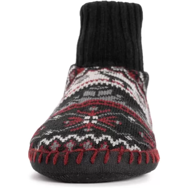 MUK LUKS Mens Cuff Slipper BootsRadicchio