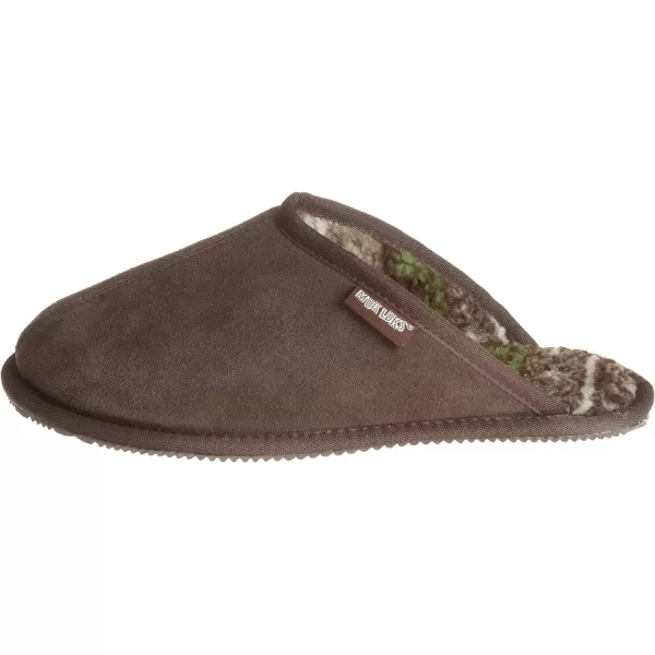 MUK LUKS Mens Dave SlipperChocolate
