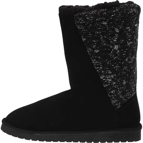 MUK LUKS Mens Essentials Womens Sarina Boots FashionBlack