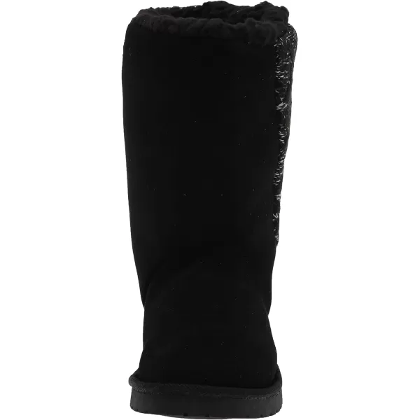 MUK LUKS Mens Essentials Womens Sarina Boots FashionBlack