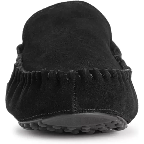 MUK LUKS Mens Everett Moccasin SlippersEbony