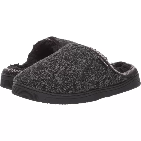 MUK LUKS Mens Gabriel Clog SlippersBlack