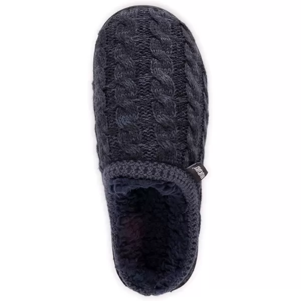 MUK LUKS Mens Gabriel Clog SlippersDark Blue