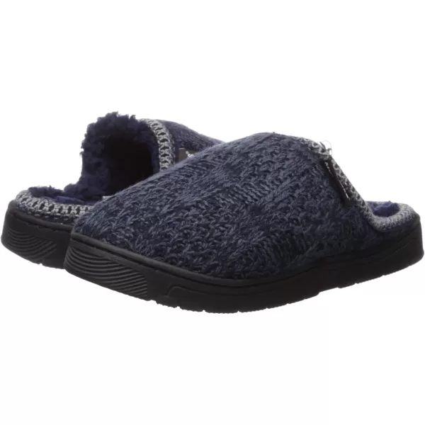 MUK LUKS Mens Gabriel Clog SlippersNavy