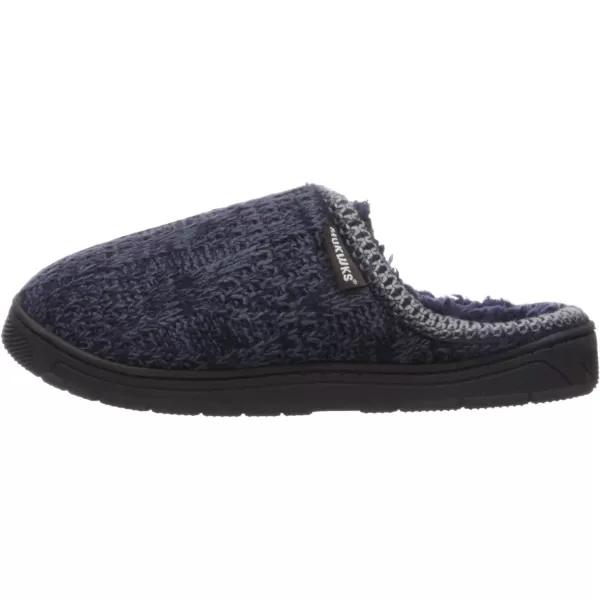 MUK LUKS Mens Gabriel Clog SlippersNavy