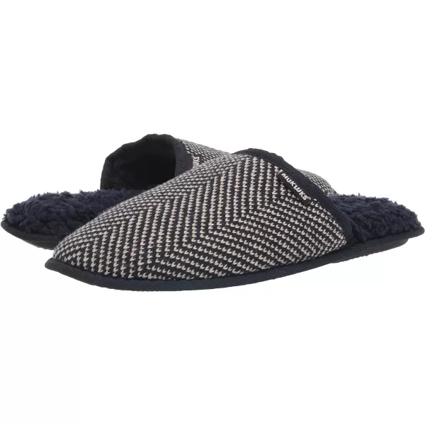 MUK LUKS Mens Gavin Scuff SlippersDark Sapphire