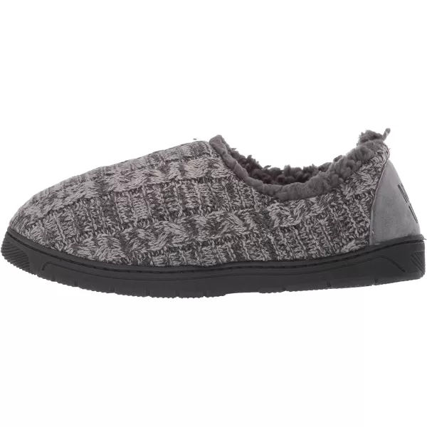 MUK LUKS Mens John SlippersCinderDark Grey Heather