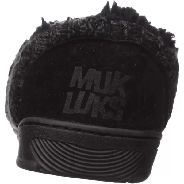MUK LUKS Mens John SlippersEbonyDark Grey Heather
