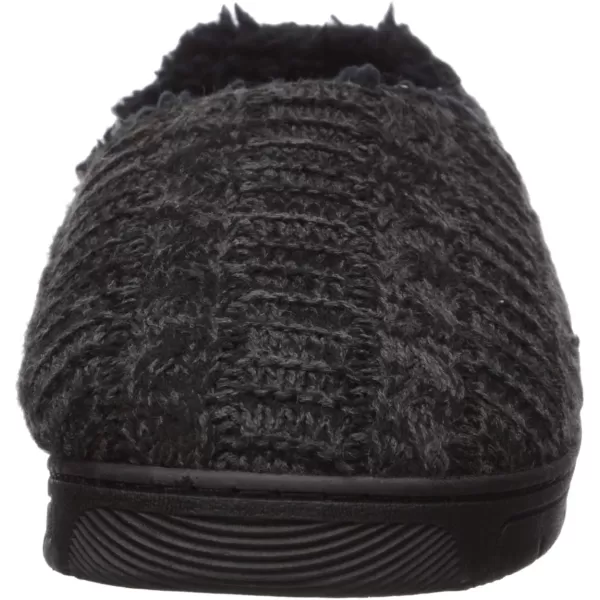 MUK LUKS Mens John SlippersEbonyDark Grey Heather