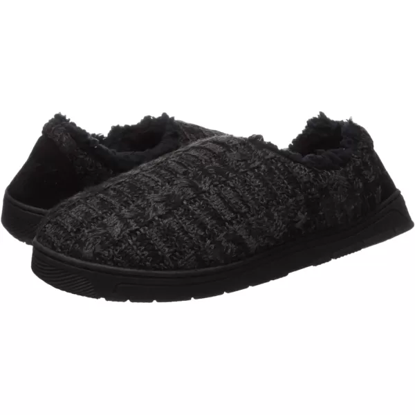 MUK LUKS Mens John SlippersEbonyDark Grey Heather