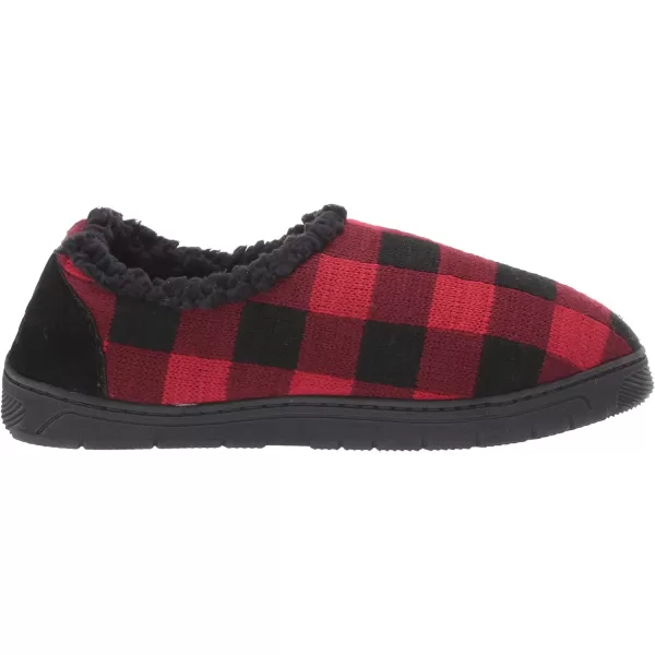 MUK LUKS Mens John SlippersRedBlack