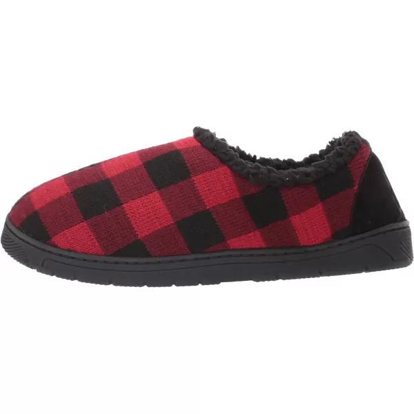 MUK LUKS Mens John SlippersRedBlack