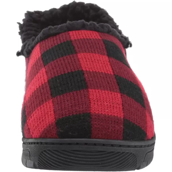 MUK LUKS Mens John SlippersRedBlack