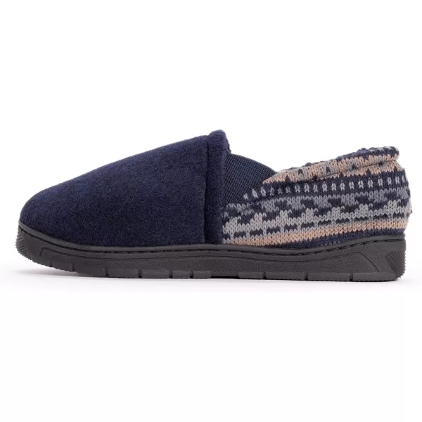 MUK LUKS Mens Kristof SlippersNavy