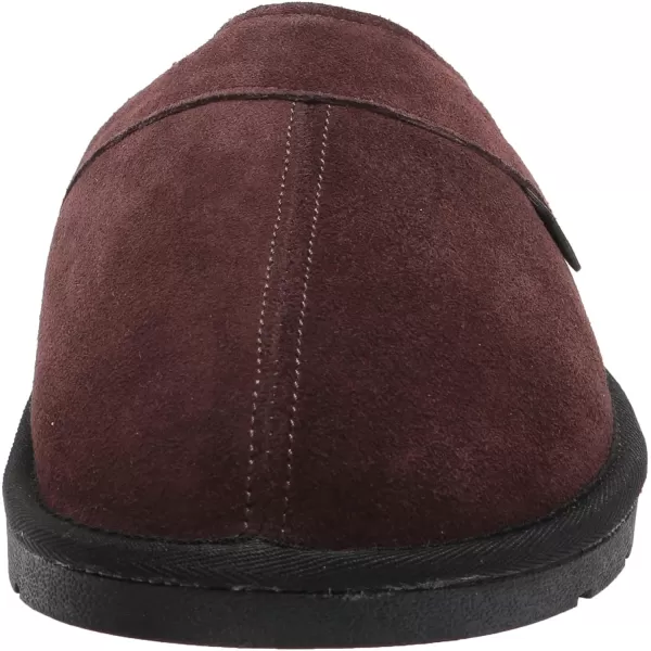 MUK LUKS Mens Leather Goods Abbott SlipperMahogany