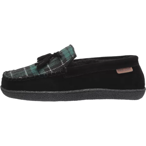 MUK LUKS Mens Leather Goods Talan SlipperBlack