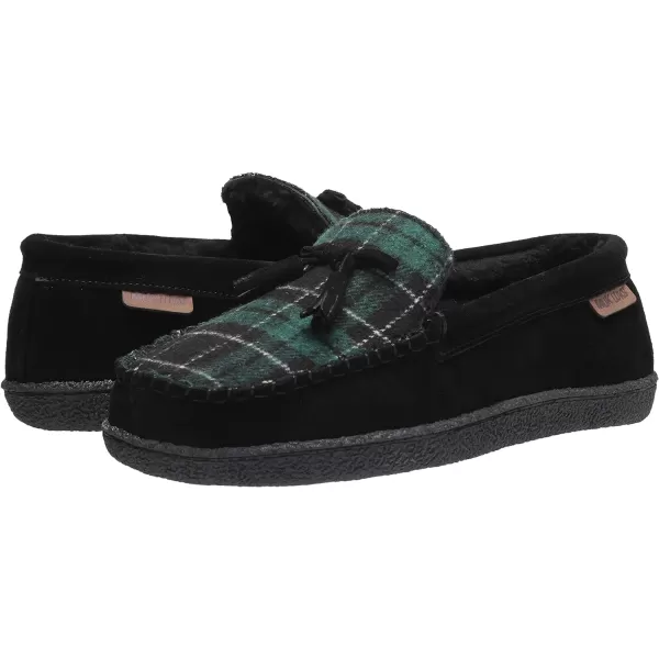 MUK LUKS Mens Leather Goods Talan SlipperBlack