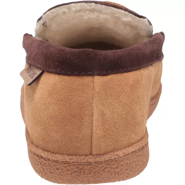 MUK LUKS Mens Leather Goods Talan SlipperCamel