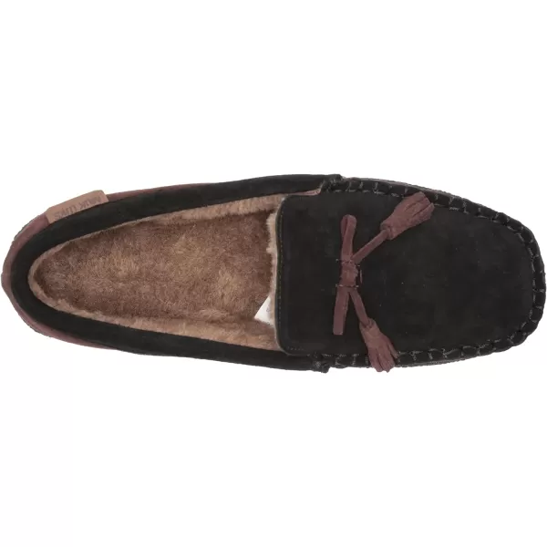 MUK LUKS Mens Leather Goods Talan SlipperDark Mahogany