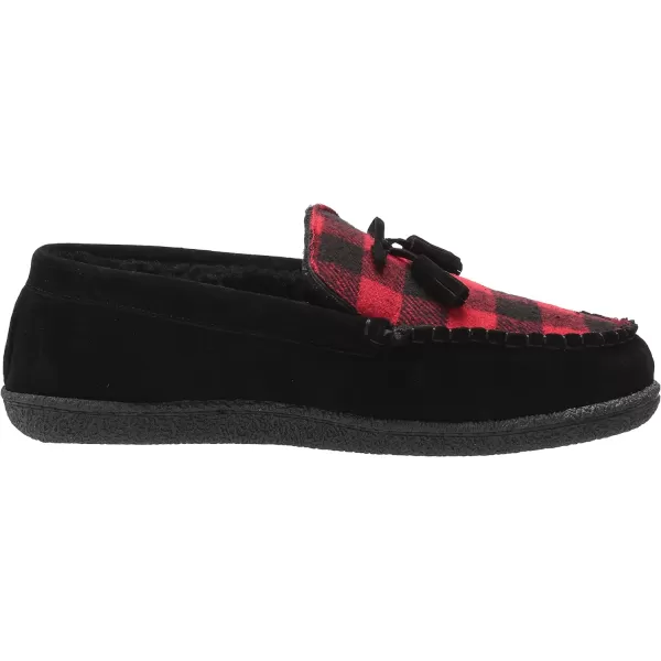 MUK LUKS Mens Leather Goods Talan SlipperEbony