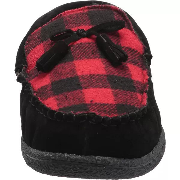 MUK LUKS Mens Leather Goods Talan SlipperEbony