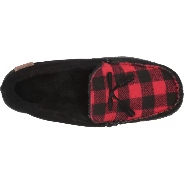 MUK LUKS Mens Leather Goods Talan SlipperEbony