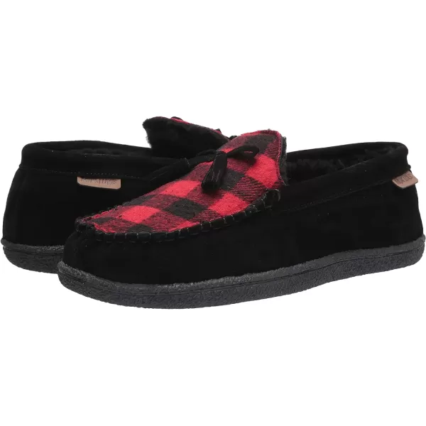 MUK LUKS Mens Leather Goods Talan SlipperEbony