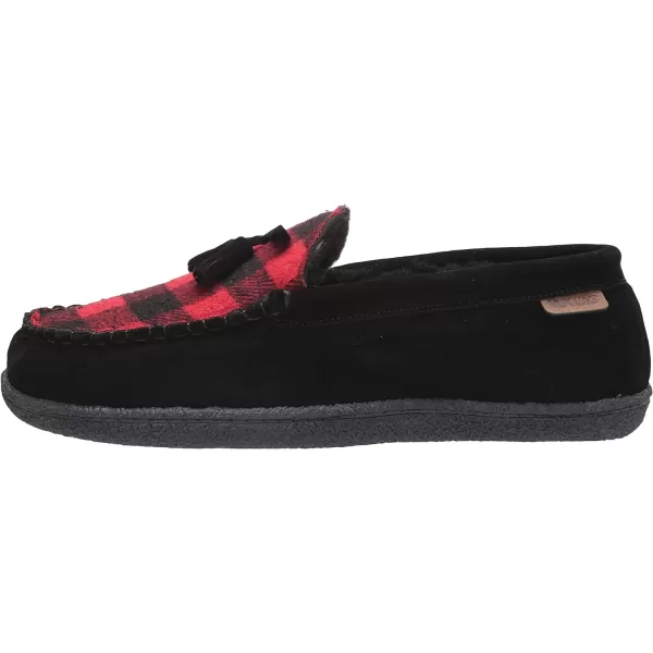 MUK LUKS Mens Leather Goods Talan SlipperEbony