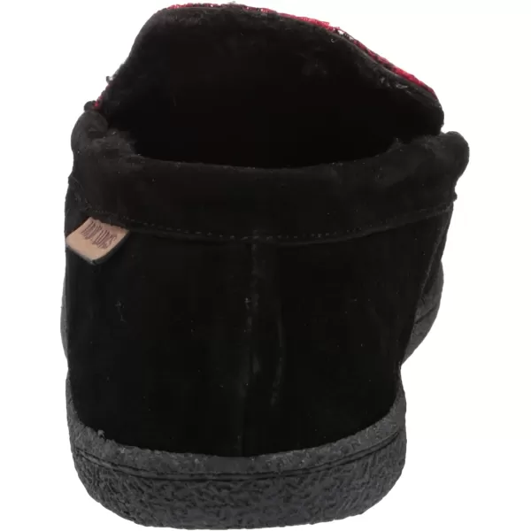 MUK LUKS Mens Leather Goods Talan SlipperEbony