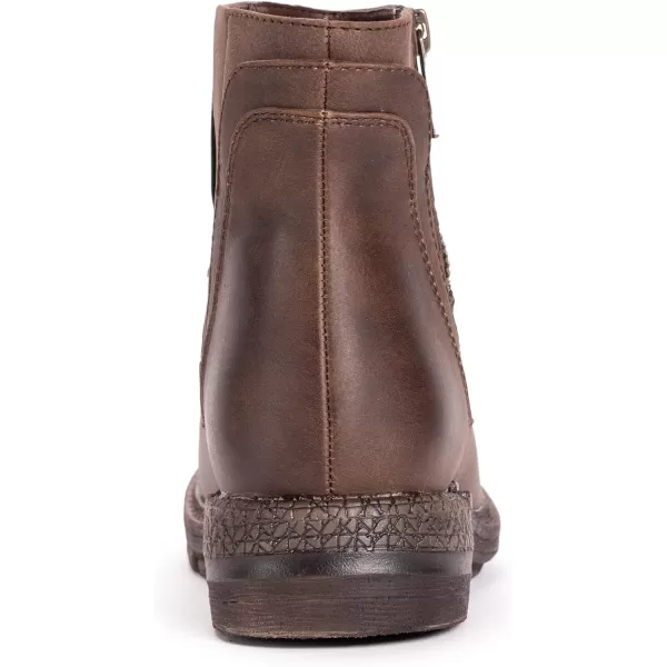 MUK LUKS Mens Lukees Womens Spike Chicago Boots FashionBrown