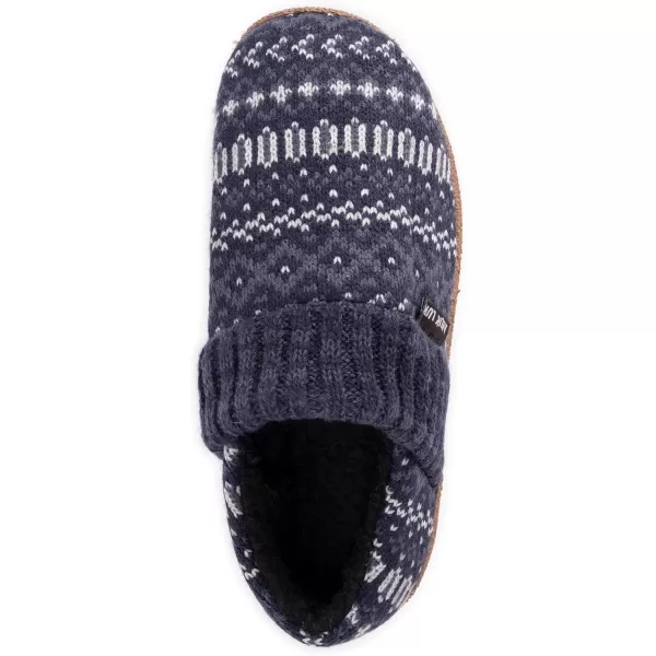 MUK LUKS Mens Marcel SlipperDark Blue