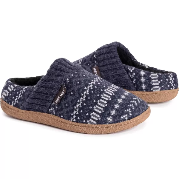 MUK LUKS Mens Marcel SlipperDark Blue