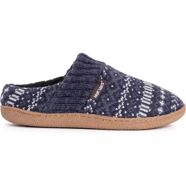 MUK LUKS Mens Marcel SlipperDark Blue