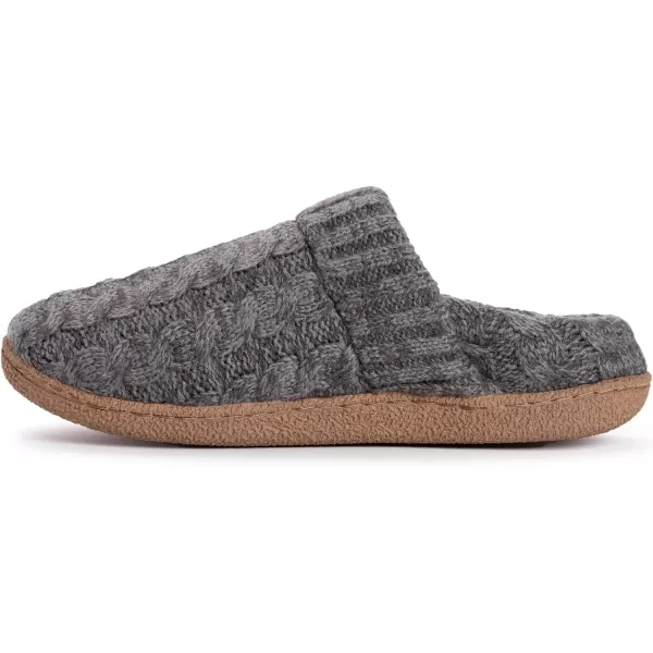 MUK LUKS Mens Marcel SlipperDark Grey Heather