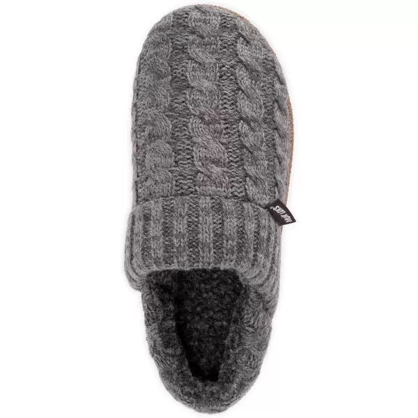 MUK LUKS Mens Marcel SlipperDark Grey Heather