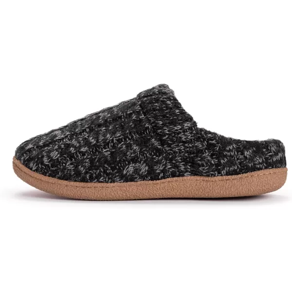 MUK LUKS Mens Marcel SlipperEbonyCharcoal